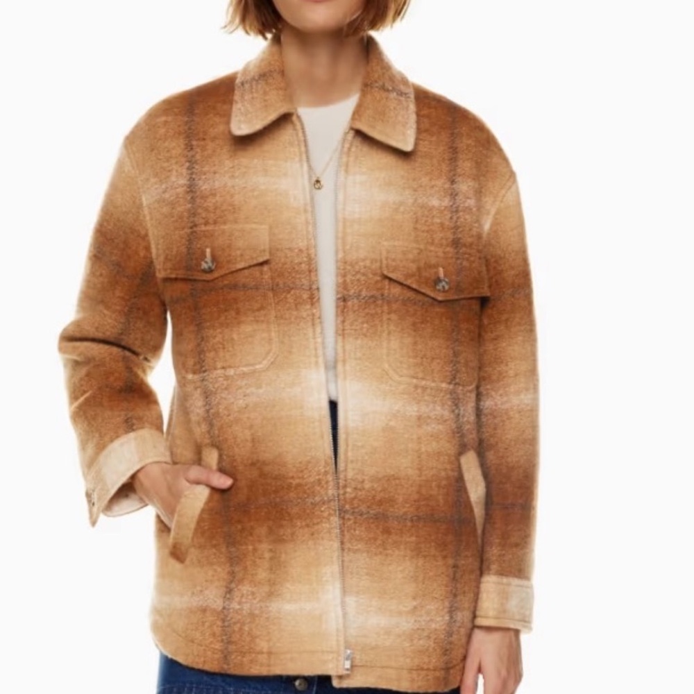 Wilfred free heartland shirt shacket jacket
